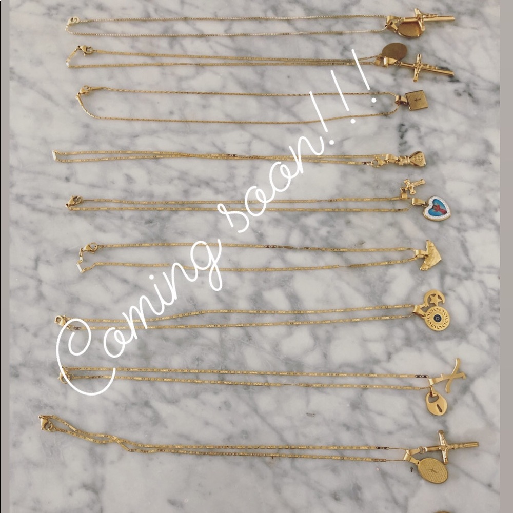 Gold plated necklaces
